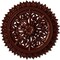 Ekena Millwork Lariah Ceiling Medallion (Fits Canopies up to 1 3/8"), 24 3/4"OD 1 3/8"ID x 3 1/4"P, Antique Copper CM24LAACS - alternate 1
